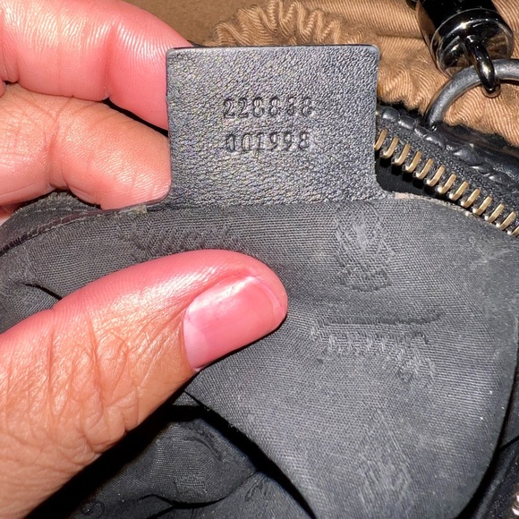 Authentic Black Gucci Galaxy Hobo Bag - Picture 4 of 10